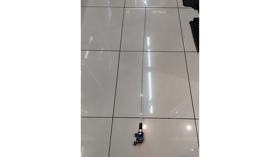 Antena Flexible Látigo 140cm Cromada Decorativa - Con Base Universal 3