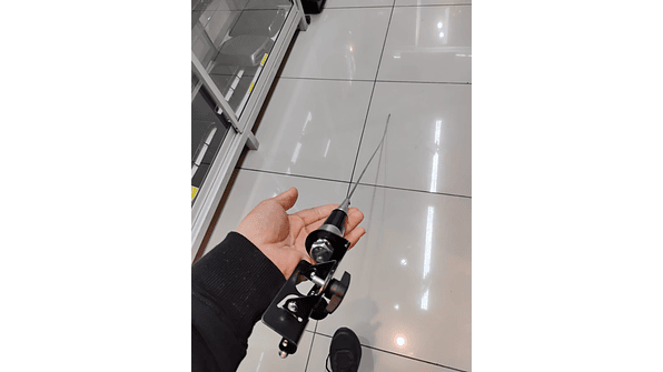 Antena Flexible Látigo 140cm Cromada Decorativa - Con Base Universal 6