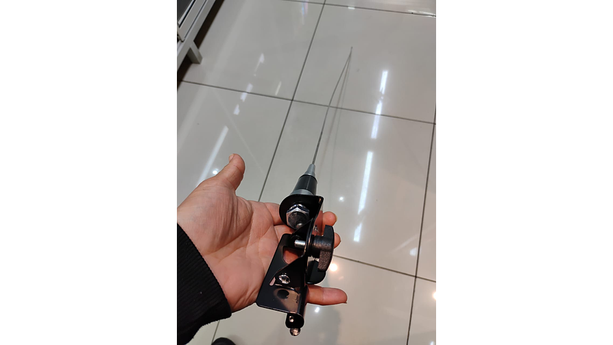 Antena Flexible Látigo 140cm Cromada Decorativa - Con Base Universal 4