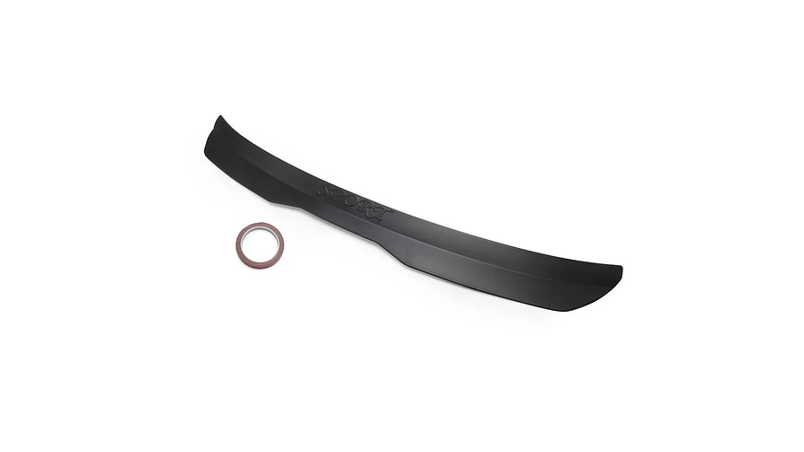 Aleron trasero Tunning negro mate estilo BMW Letras Sport 6