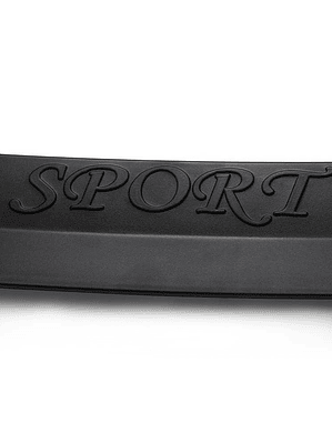 Aleron trasero Tunning negro mate estilo BMW Letras Sport