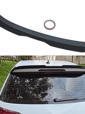 Aleron trasero Tunning negro mate estilo BMW Letras Sport