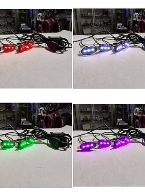 KIT LUCES LED RAPTOR RGB CON APLICACIÓN BLUETOOTH