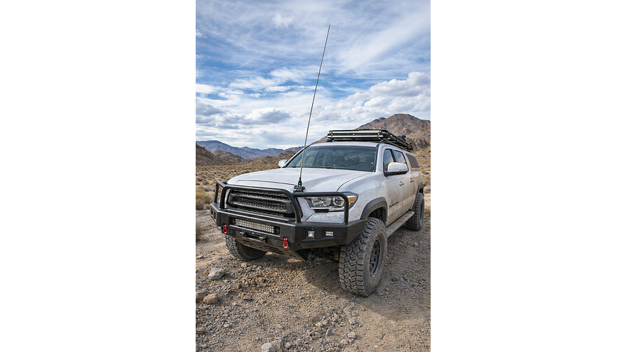 Antena Flexible Látigo 140cm Cromada Decorativa - Con Base Universal 1