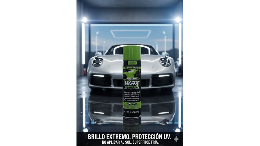 Cera High Gloss en Spray (496ml) - Sellador de Alto Brillo con Protección UV 1