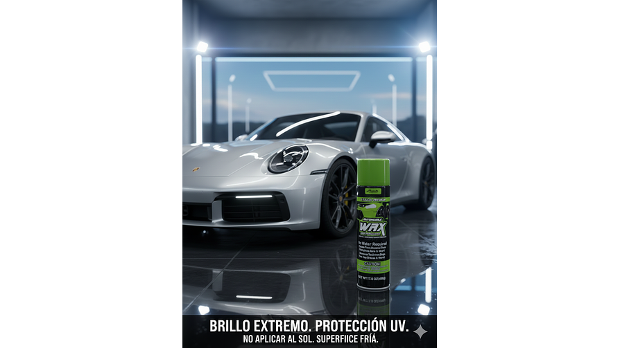 Cera High Gloss en Spray (496ml) - Sellador de Alto Brillo con Protección UV 2