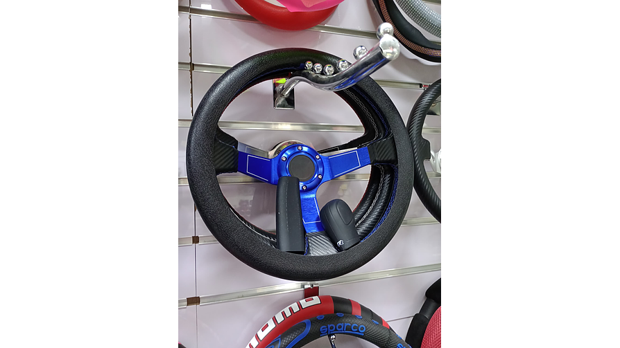 Set 3 Piezas de Silicona - Cubre Volante, Pomo y Freno de Mano (Negro Universal) 6