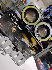 X2 Neblineros Led ojo de Ángel para autos, lámparas antiniebla 76mm