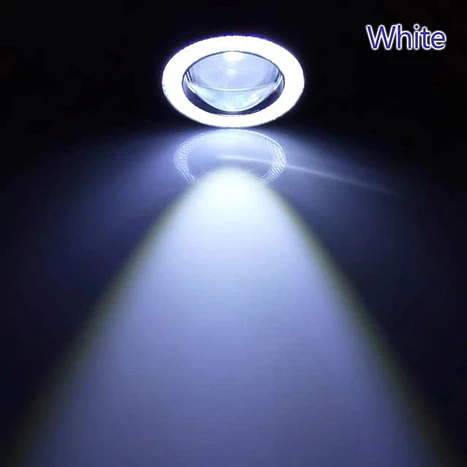 X2 Neblineros Led ojo de Ángel para autos, lámparas antiniebla 76mm 4