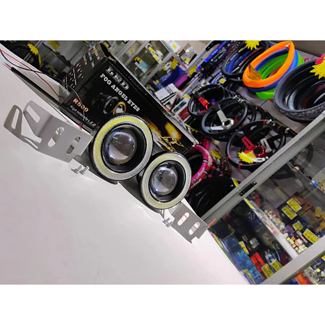 X2 Neblineros Led ojo de Ángel para autos, lámparas antiniebla 76mm 8
