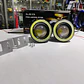X2 Neblineros Led ojo de Ángel para autos, lámparas antiniebla 76mm - Miniatura 9
