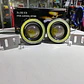 X2 Neblineros Led ojo de Ángel para autos, lámparas antiniebla 76mm - Miniatura 11