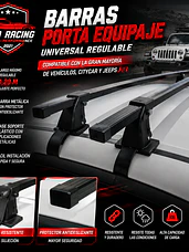 Barras porta equipaje - Parrilla Autos Jeeps Regulable: