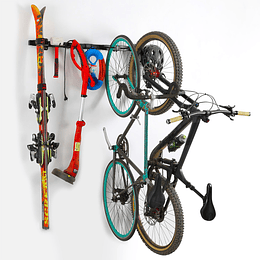 Colgador de bicicletas multiusos de 115 cm con 8 ganchos
