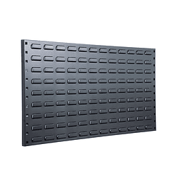 Panel de acero ranurado de 90x45 cm para colgar cajas