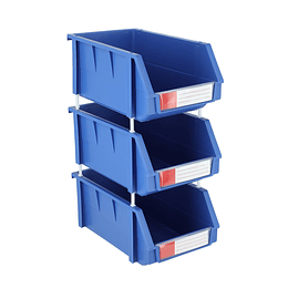 Pack De 3 Cajas Organizadoras De 20 X 34 X 15 Cm Azules