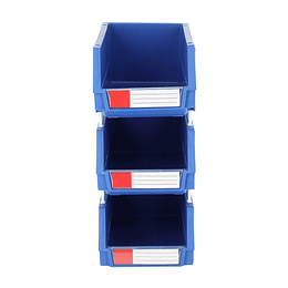 Pack De 3 Cajas Organizadoras De 20 X 34 X 15 Cm Azules
