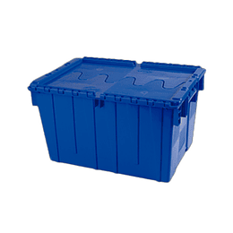 Caja Logística Wenco FP17 G2 PE 548x398x310 mm Azul