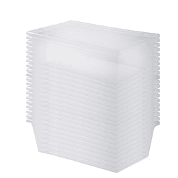 Pack de 20 Caja Wenco Transparente Mybox de 6 lts 34x21x11 cm