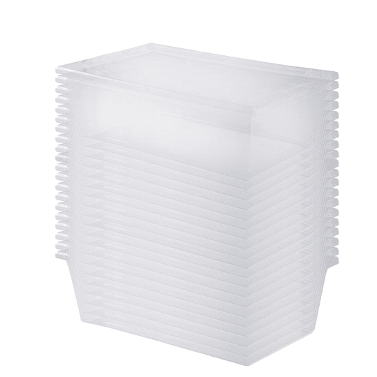 Caja organizadora Wenbox 6 litros 32x21x14 cm transparente