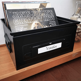 Caja de Acero IronBox de 40x30x20 cm Negra