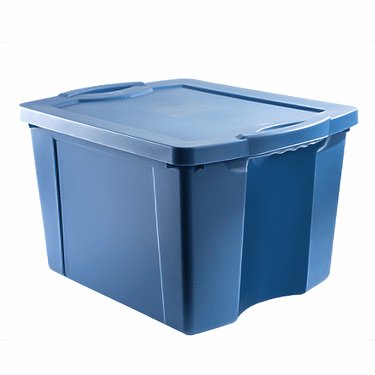 Caja Wenco Fullbox 55 lts c/tapa 60x48x27 cm Azul