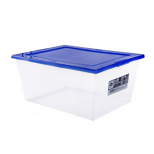 Caja Wenco Transparente Mybox de 15 lts 38x29x18 cm