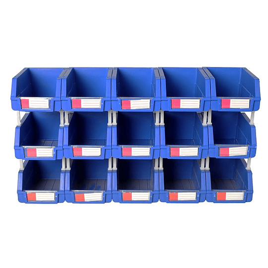 Pack De 15 Cajas Organizadoras De 10 X 16 X 7.4 Cm