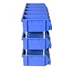 Pack De 15 Cajas Organizadoras De 10 X 16 X 7.4 Cm Azules