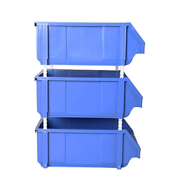 Pack De 3 Cajas Organizadoras De 30 X 45 X 17.5 cm Azules