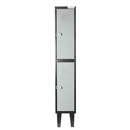 Locker de 1 cuerpo de 29x45x170 cm, 2 puertas