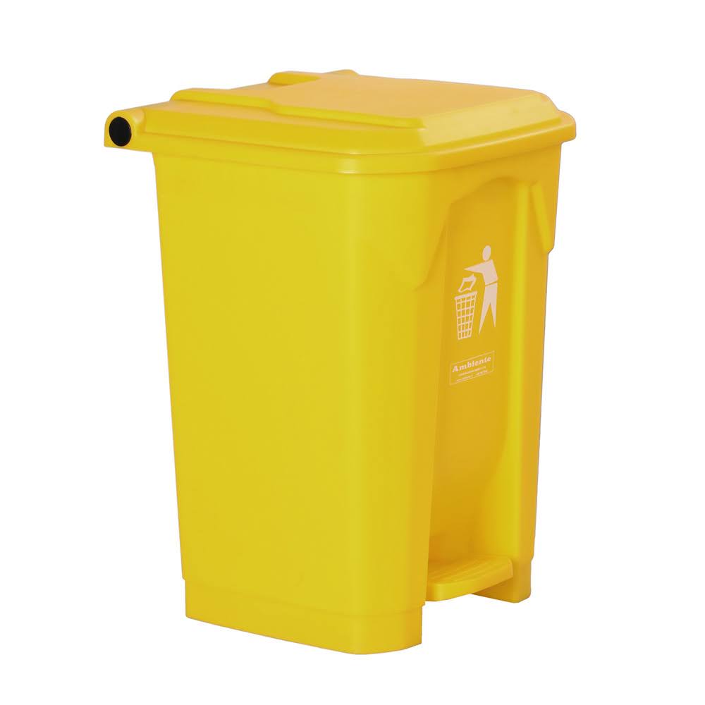 Basurero Capri de 50 lts 430x402x500 mm Amarillo