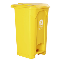 Basurero Capri de 100 lts 493x475x840 mm Amarillo