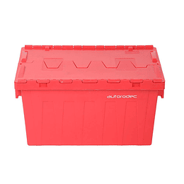 Caja Logística AUTORODEC 400x600x315 mm Roja