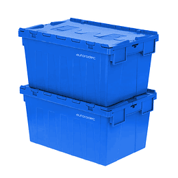 Pack de 2 Cajas Logística AUTORODEC 400x600x315 mm Azul