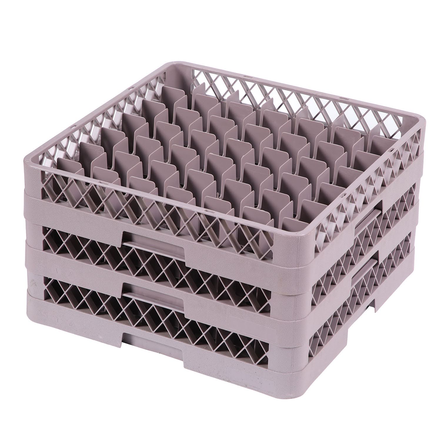 Rack para 49 vasos 50x50x10 cm