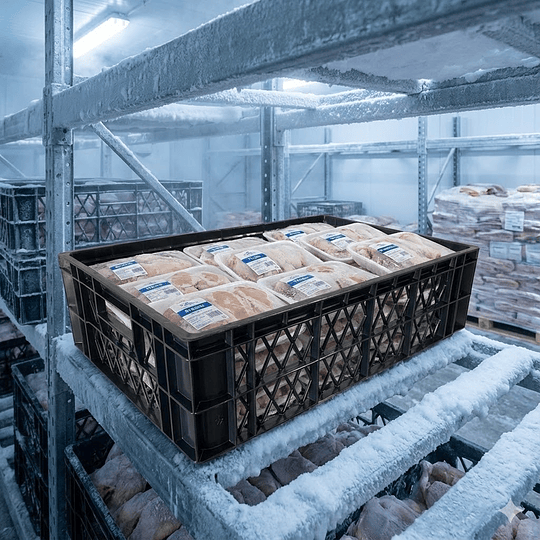 Caja Pollera Wenco 40 x 60 x 17 cm Gris