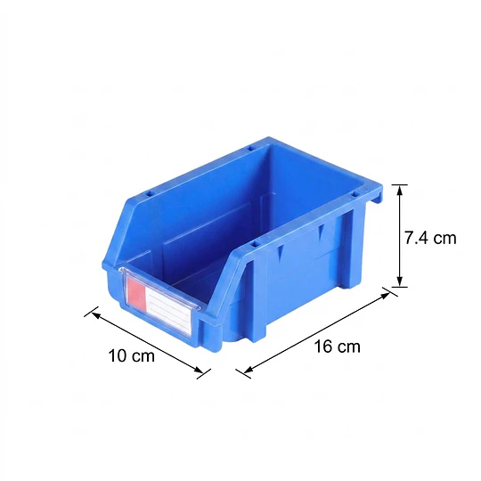 Caja Organizadora De 10 X 16 X 7.4 Cm Azul
