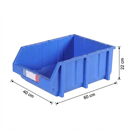 Caja Organizadora De 40 X 60 X 22 cm Azul Autorodec