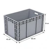 Caja Multiusos de 63 litros 60x40x34 cm Gris