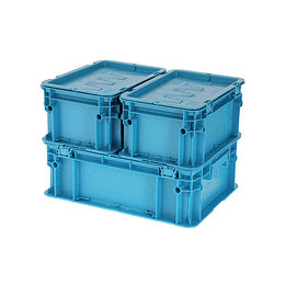 Pack De 3 Cajas Apilables (2 Un 30X20X15 Y 1 Un 40X30X15 Cm)