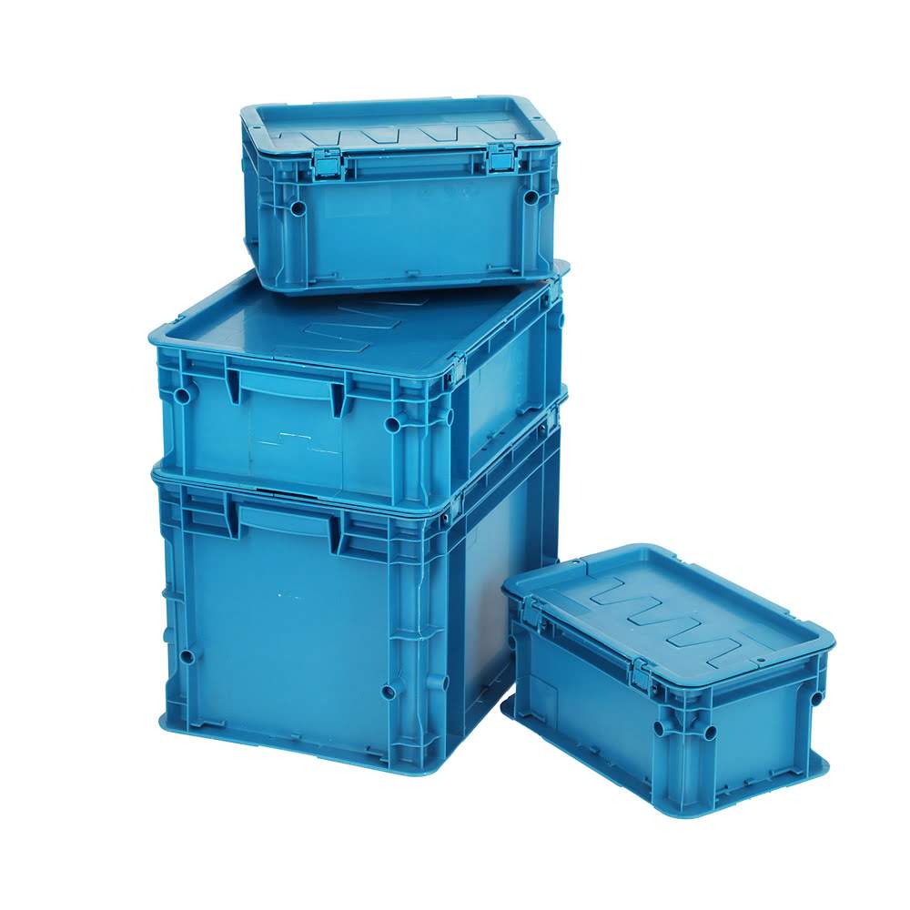 Cajas de almacenamiento apilables con tapa - 60x40x34cm