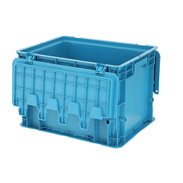 Caja Apilable De 30 X 40 X 30 Cm Azul