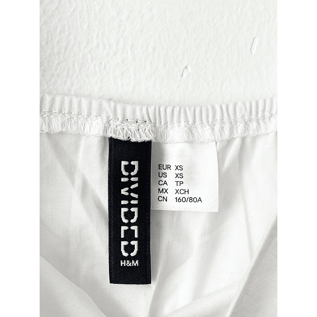 Polera blanca (XS)