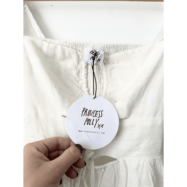 Vestido blanco (S)