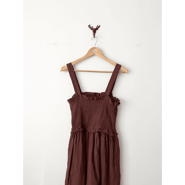 Vestido cafe (M)