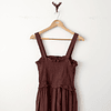 Vestido cafe (M)