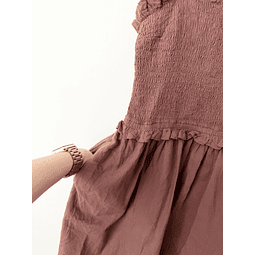 Vestido cafe (M)