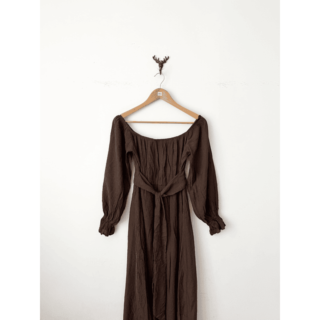 Vestido café (S)