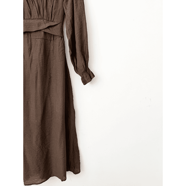 Vestido café (S)